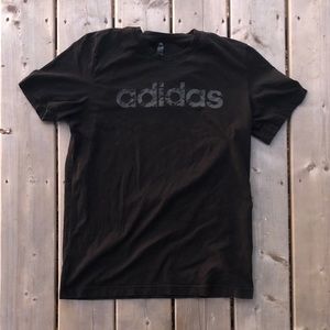 Adidas Black Graphic Short Sleeve Tee Men’s Medium